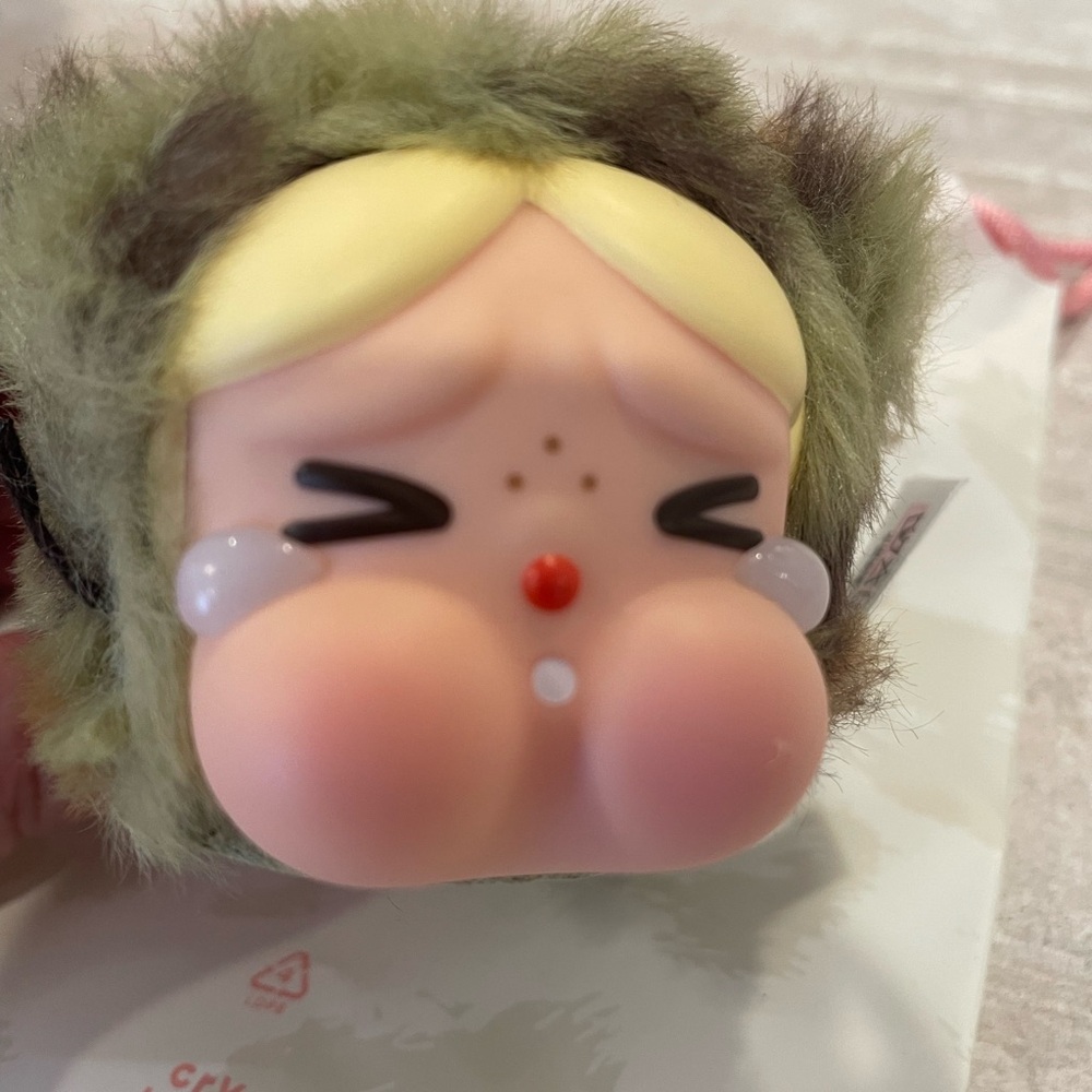 Popmart Wild But Cutie Camo Cutie Cry Baby Bag Charm